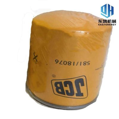 L'excavatrice Oil Filter Yellow de moteur de JCB 581/18076 TS16949 a approuvé