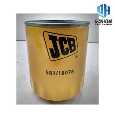 L'excavatrice Oil Filter Yellow de moteur de JCB 581/18076 TS16949 a approuvé