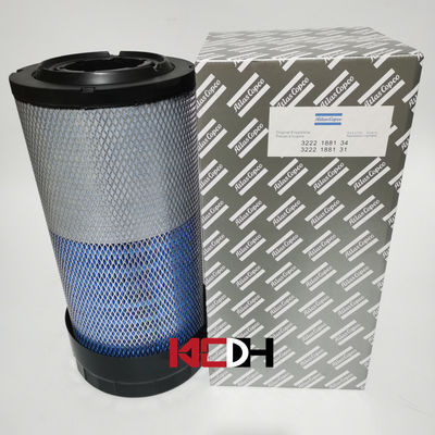 Excavatrice matérielle Air Filter, 3222 de pp filtre à air de Copco de 188134 atlas